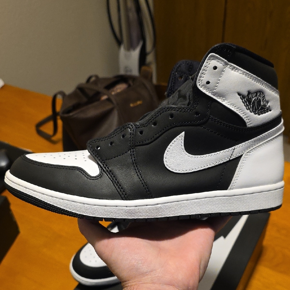 Nike Black and White High-Top Sneakers